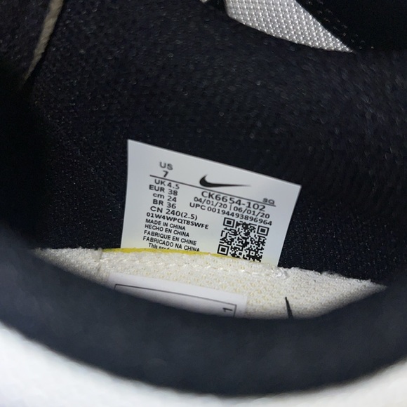 W NIKE DUNK LOW DISRUPT S7 NWT NEVER WORN W AUTHENTICITY TAG P BLACK/WHITE PANDA - Picture 6 of 9